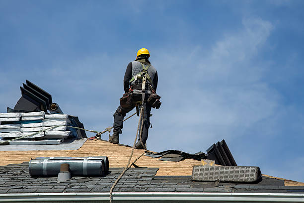 Professional Roof Replacement technician working in Masonville, KY